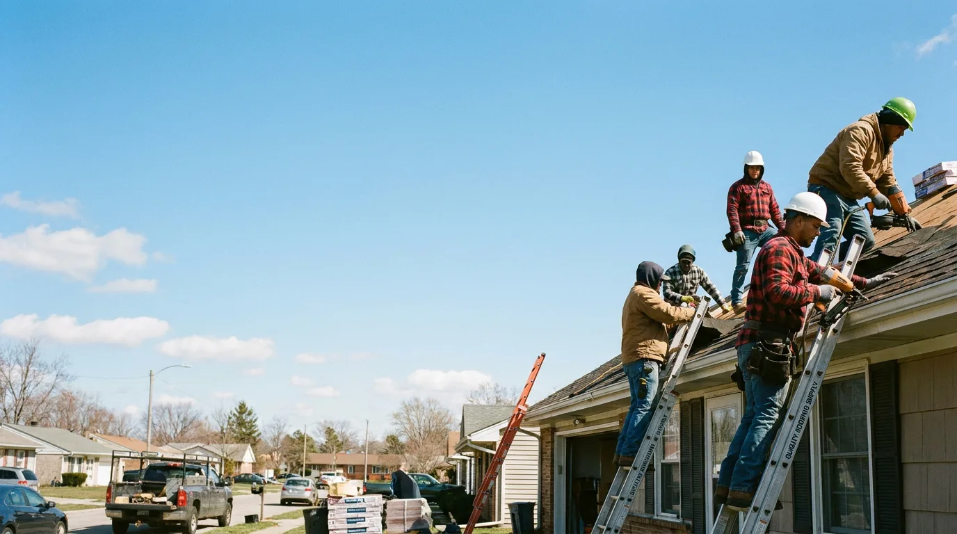 Roofing in Campbellsburg, IN near me